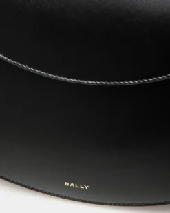 Lune Crossbody Bag In Black Leather