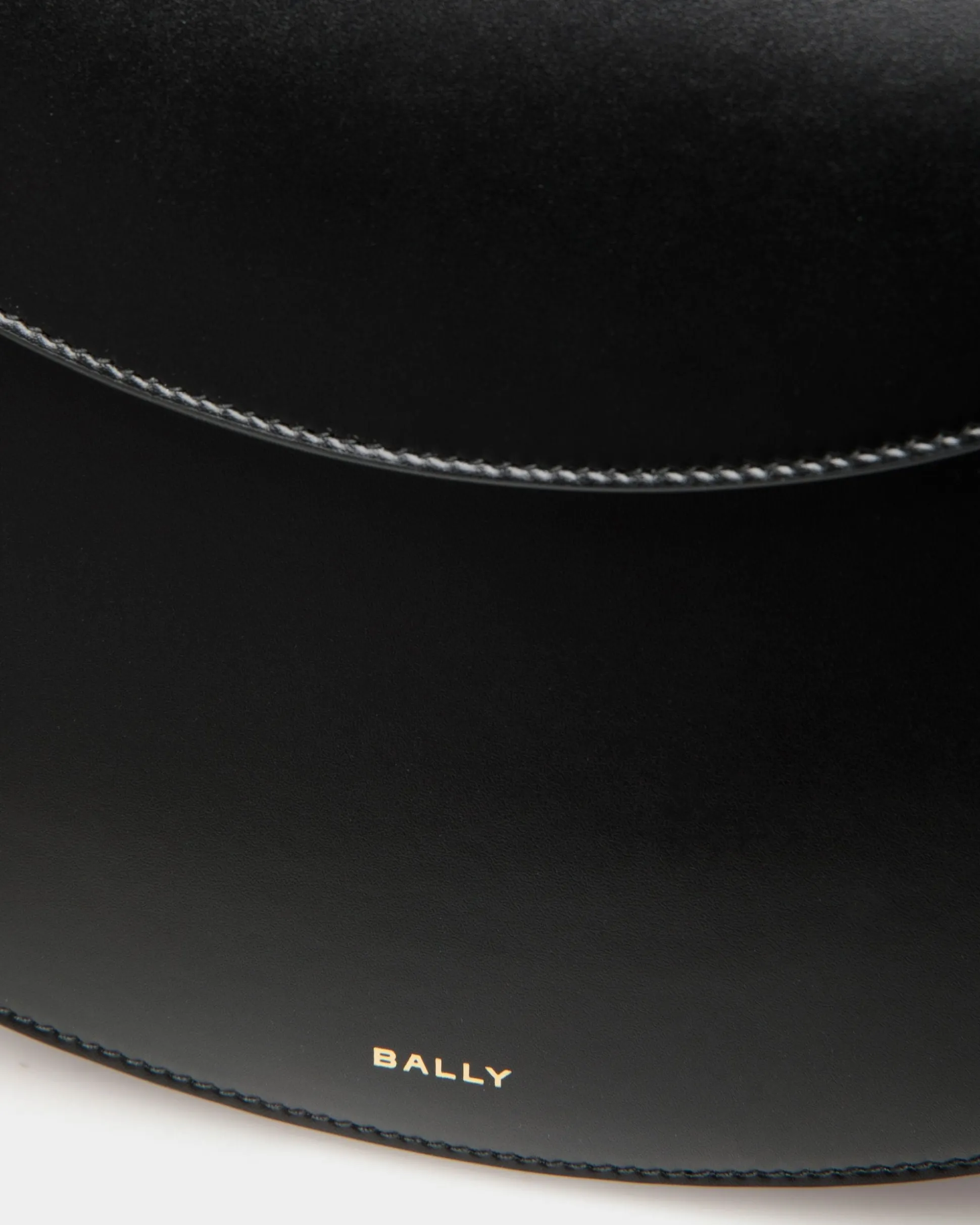 Lune Crossbody Bag In Black Leather