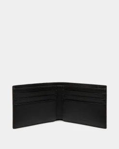 Mythos Bifold In Black Recycled Leather