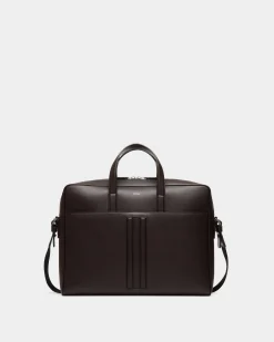 Mythos Briefcase in Ebano Recycled Leather