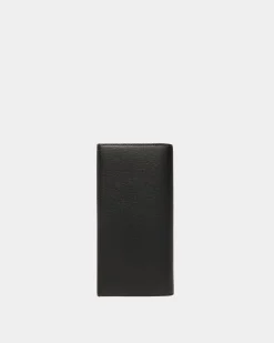 Mythos Continental Wallet In Black Recycled Leather