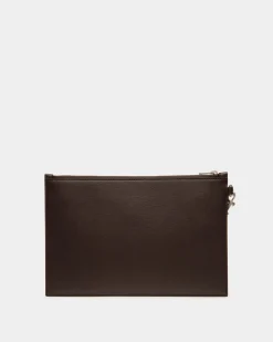 Mythos Pochette in Ebano Recycled Leather