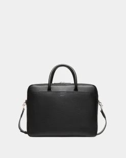 Oeden Briefcase In Black Leather