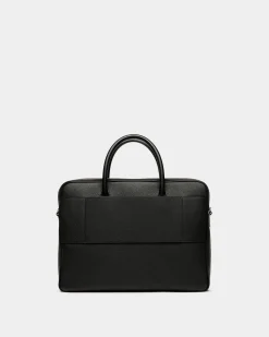 Oeden Briefcase in Black Leather