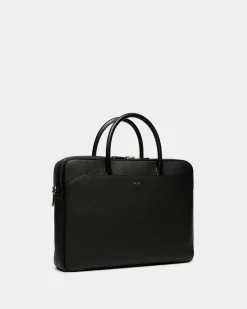 Oeden Briefcase in Black Leather