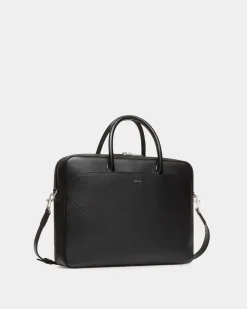 Oeden Briefcase In Black Leather