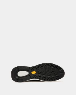 Outline Sneaker in Black Nylon