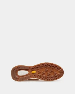 Outline Sneaker in Brown Nubuck Leather