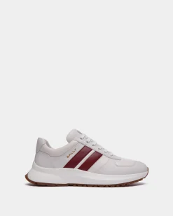 Outline Sneaker In White Leather