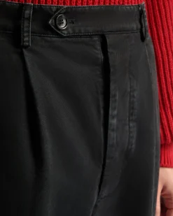 Pants in Black Cotton