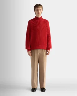 Pants in Camel Cotton