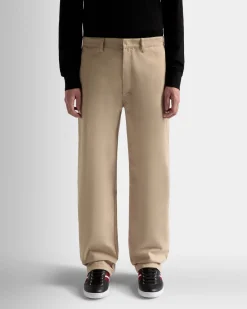 Pants in Camel Cotton