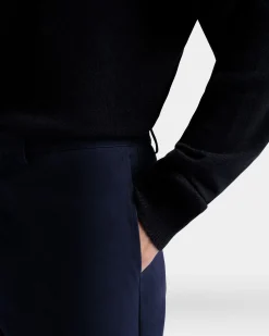 Pants in Dark Blue Cotton