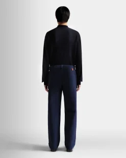 Pants in Dark Blue Cotton