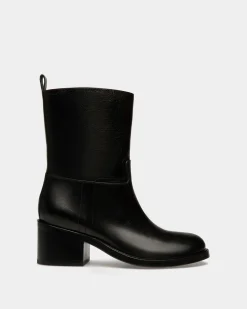 Peggy Boot in Black Leather