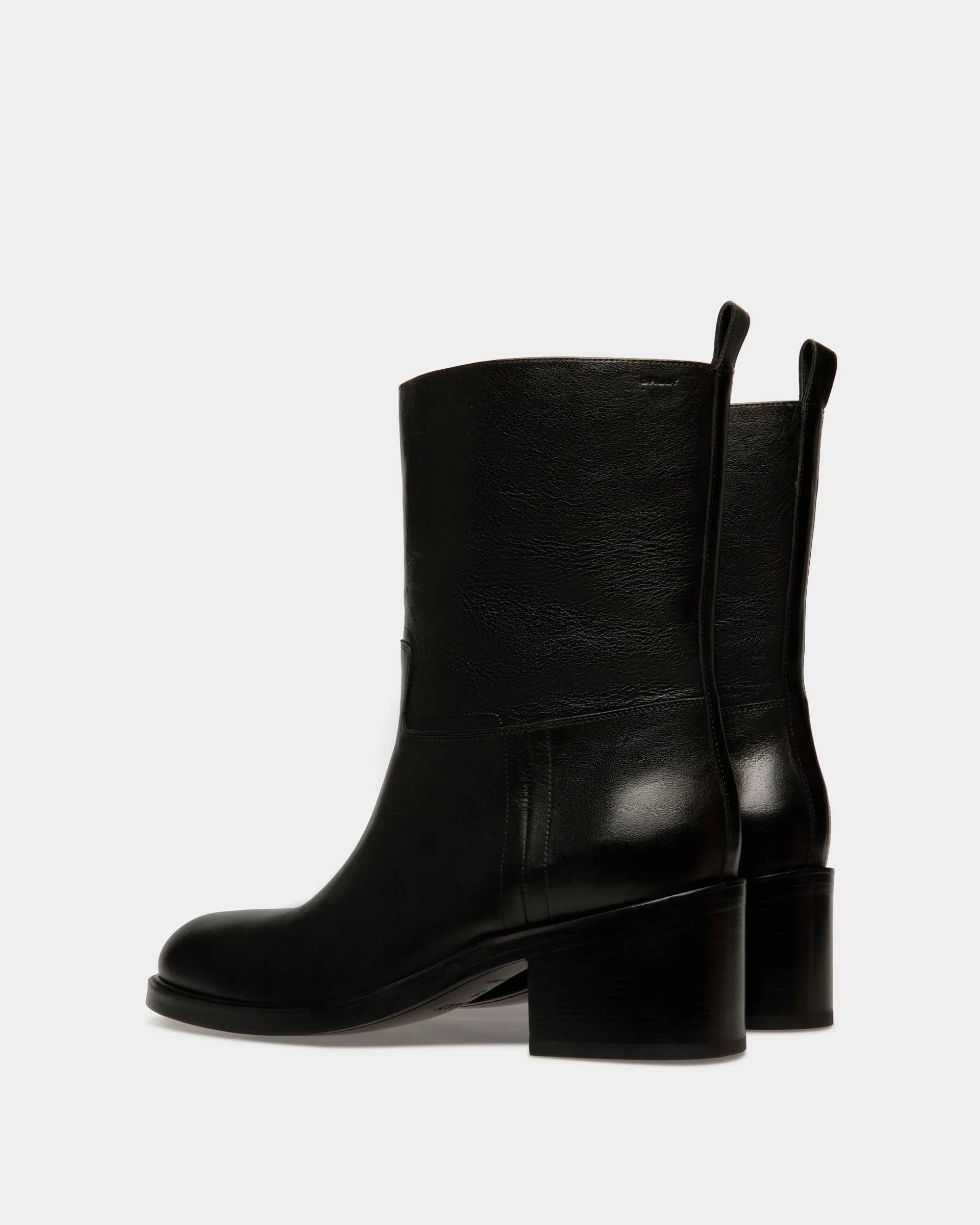 Peggy Boot in Black Leather