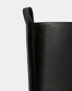 Peggy Boot in Black Leather