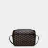 Pennant Crossbody Bag in Black Pennant Motif