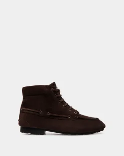 Plume Bootie In Ebano Suede