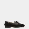 Plume Moccasin in Black Leather