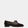 Plume Moccasin in Dark Brown Leather