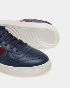 Raise Sneaker in Blue Leather