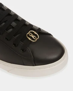 Raise Sneakers In Black And White Leather