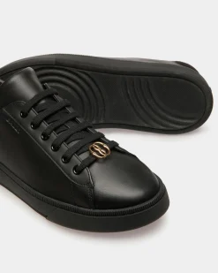 Raise Sneakers In Black Leather