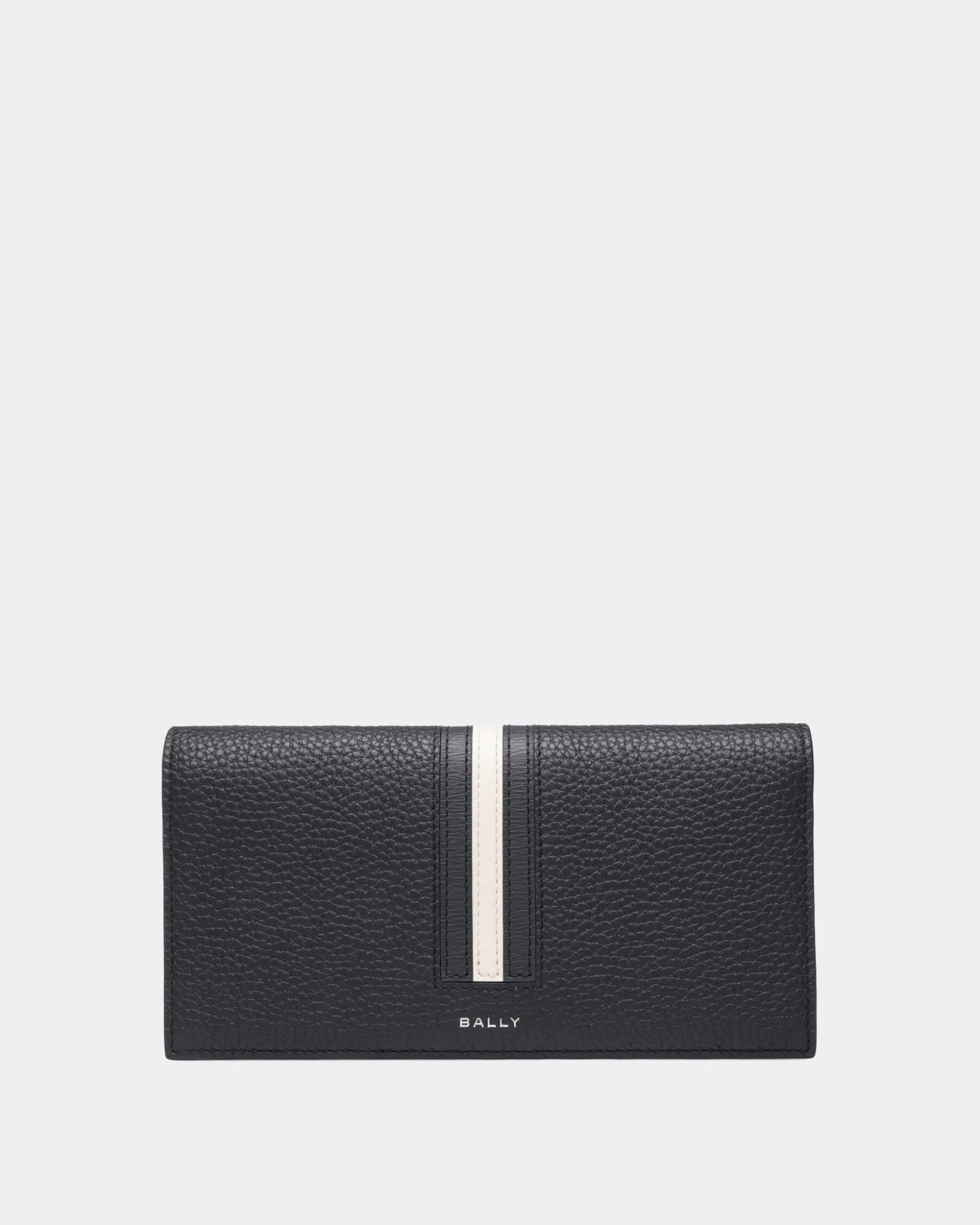 Ribbon Continental Wallet In Midnight Leather