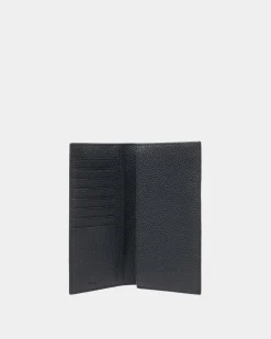 Ribbon Continental Wallet In Midnight Leather