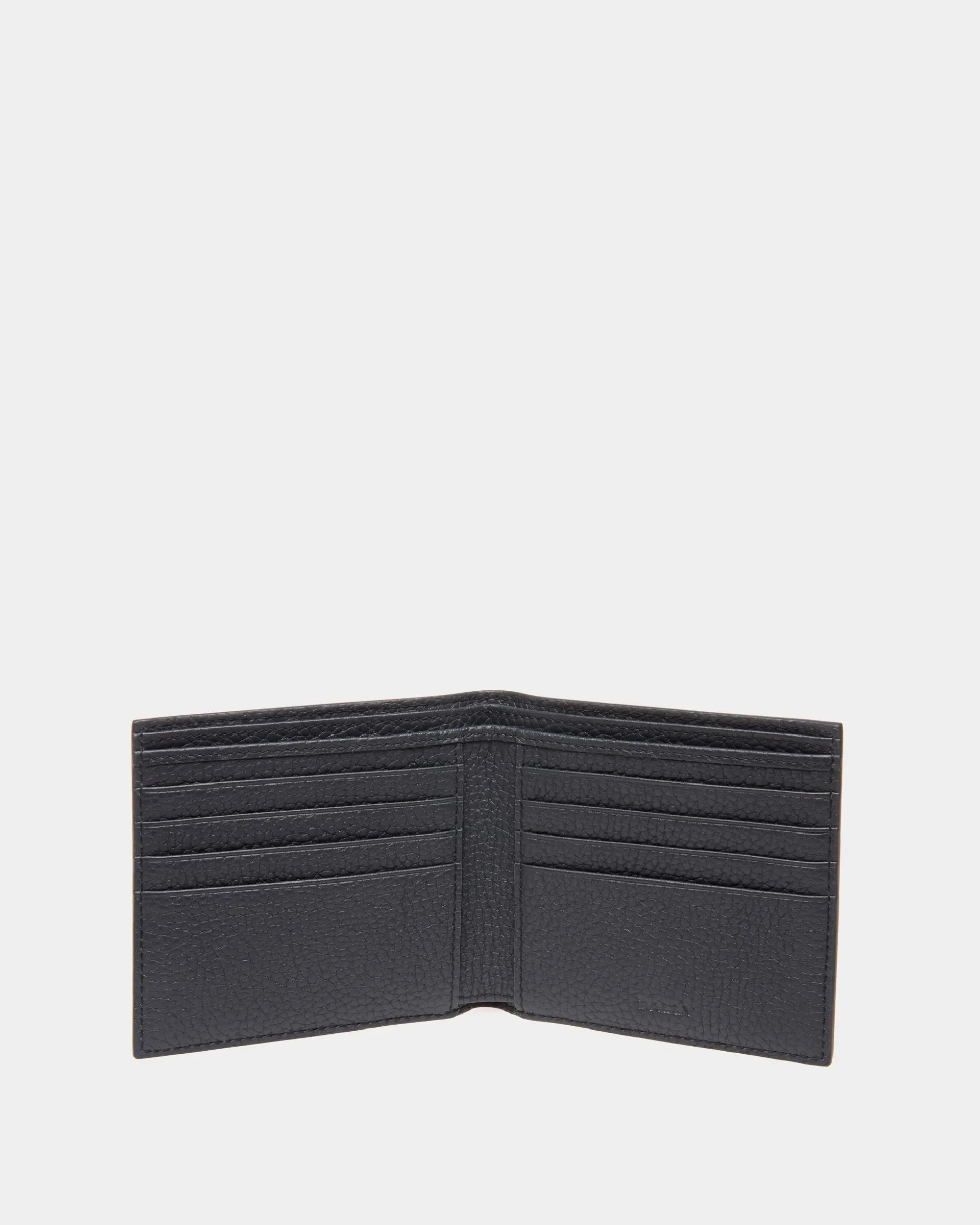 Ribbon Wallet In Midnight Leather