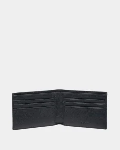 Ribbon Wallet In Midnight Leather