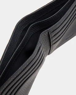 Ribbon Wallet In Midnight Leather