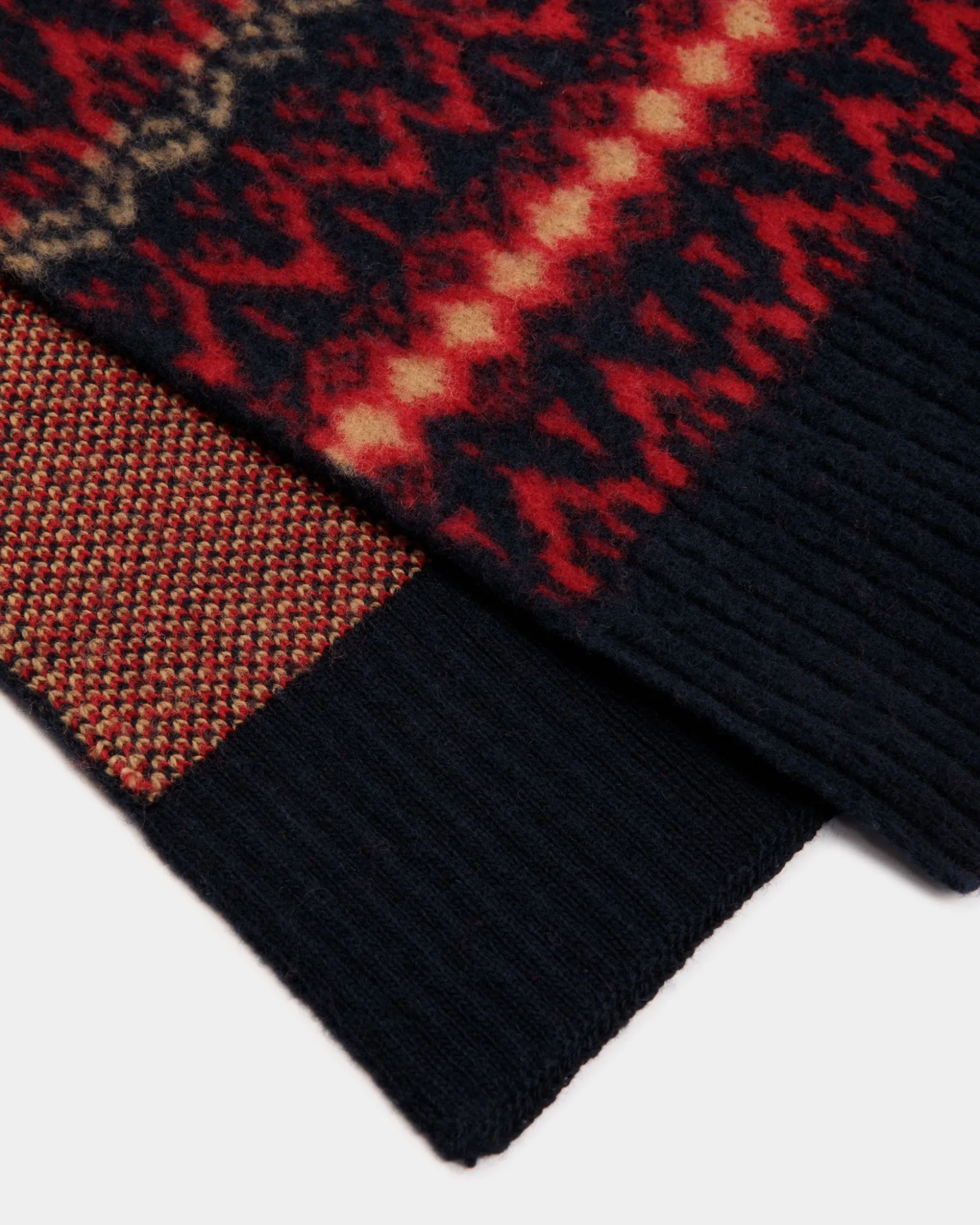 Scarf In Multicolor Wool