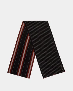 Scarf in Navy Blue Wool