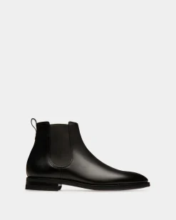 Scribe Novo Booties In Black Leather
