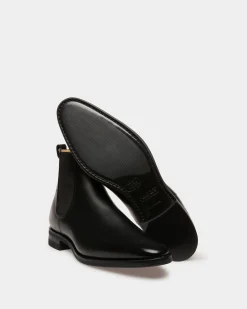 Scribe Novo Booties In Black Leather