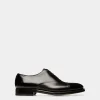 Scribe Un Oxford in Black Leather
