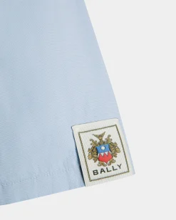 Shirt In Light Blue Cotton