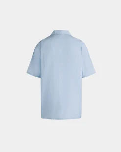 Shirt In Light Blue Cotton