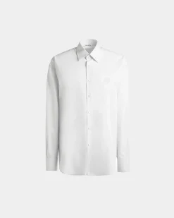 Shirt in White Cotton