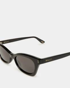 Sue Sunglasses In Black Acetate
