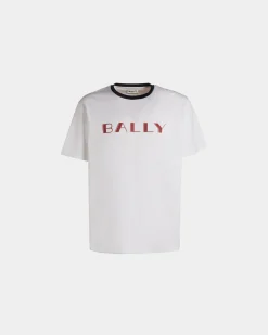 Summer Capsule T-Shirt In White Cotton
