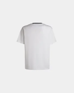 Summer Capsule T-Shirt In White Cotton