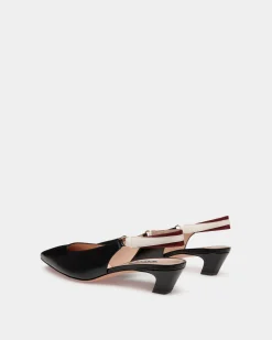 Sylt Slingback Pump In Black Nappa Leather