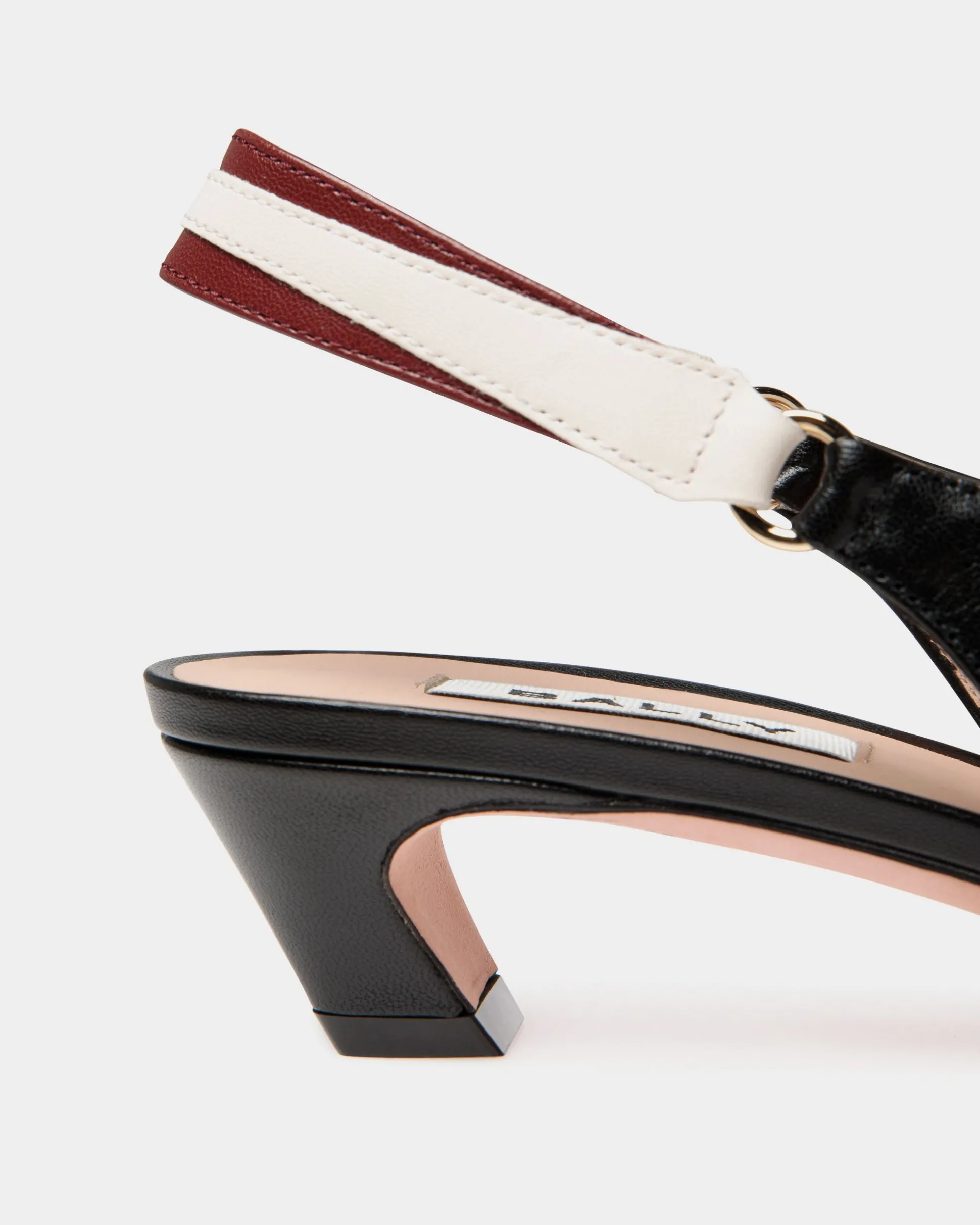 Sylt Slingback Pump In Black Nappa Leather