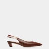 Sylt Slingback Pump In Brown Nappa Leather