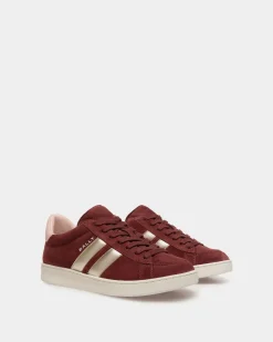 Tennis Sneaker In Andorra and Light Pink Suede Leather