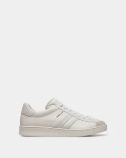 Tennis Sneaker In White Leather