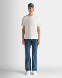 T-Shirt in White Cotton